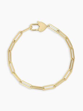 Charming Heart Padlock Bracelet | Dainty Gold Jewelry | Perfect Gift for Her